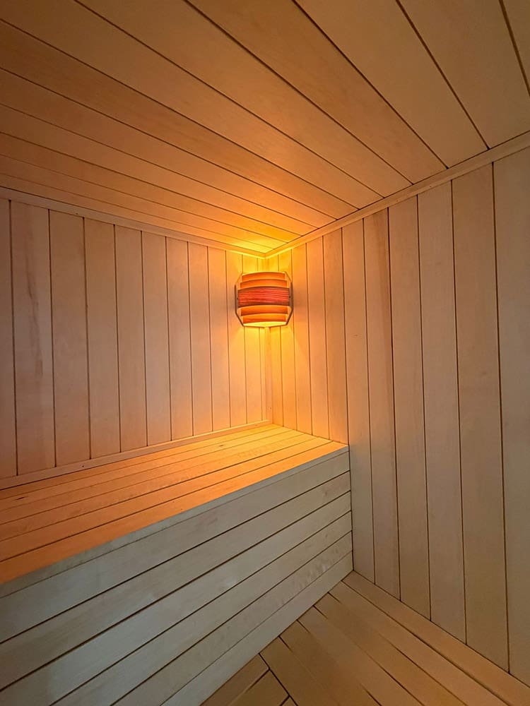 sauna lighting